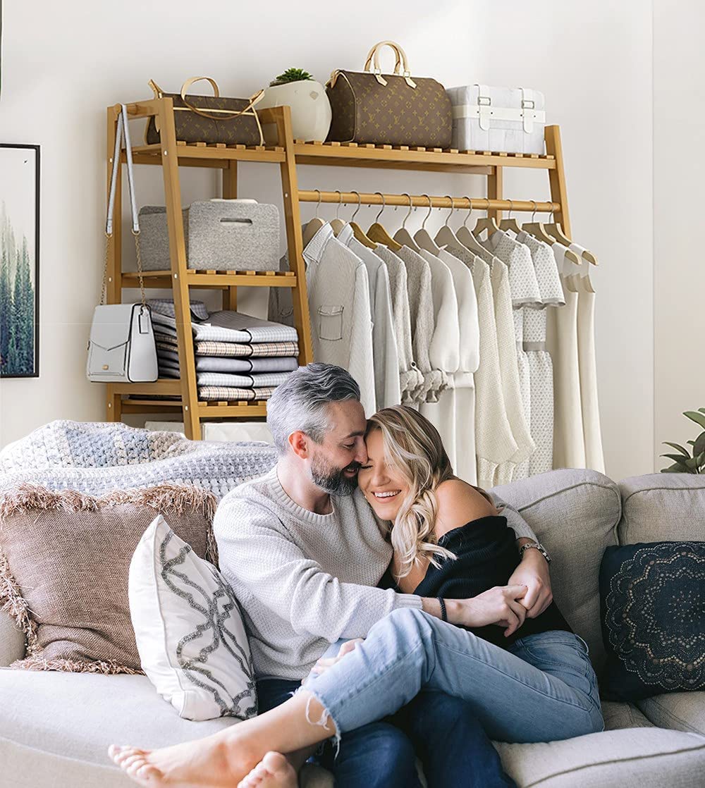 5-Tier Bamboo Garment Rack