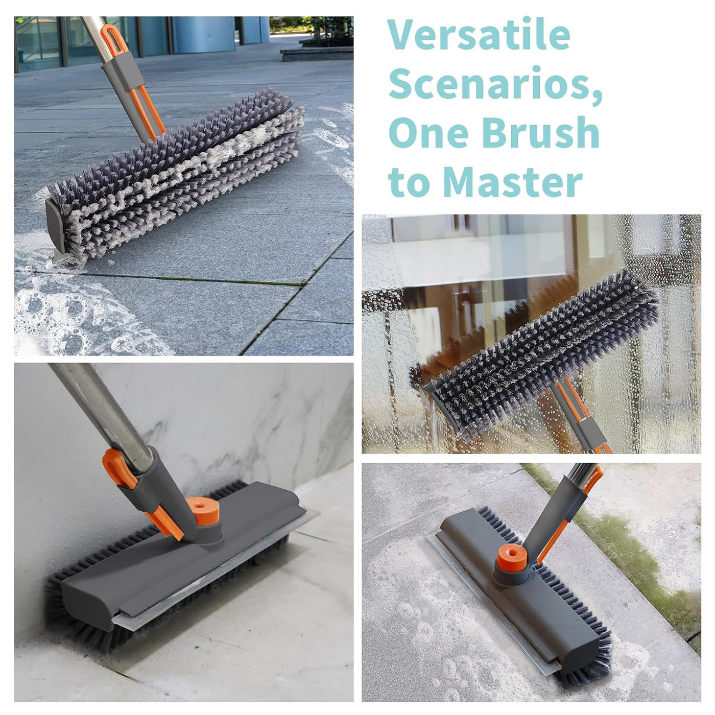 3-in-1 Floor Scrub Brush