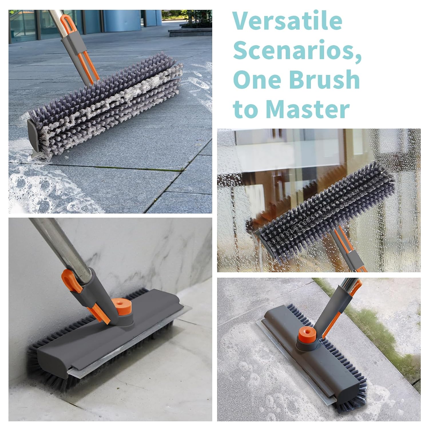 3-in-1 Floor Scrub Brush